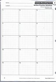 Image result for Saxon Math Worksheets Printable