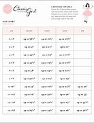 Image result for Child Clothing Size Chart