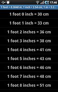Image result for 140 Cm in Feet