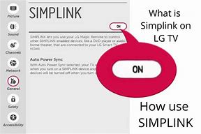 Image result for LG TV Simplink
