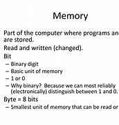 Image result for Memory Bytes in Computer
