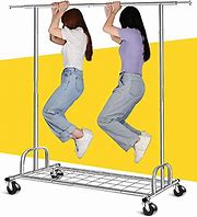 Image result for Heavy Duty Clothes Rack Holds Over 500 Lbs