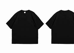 Image result for Black T-Shirt Mockup Front and Back Free