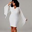 Image result for Plus Size White Jacket Dresses