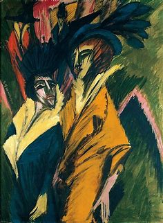 Due donne in strada di Ernst Ludwig Kirchner