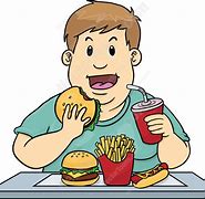 Image result for Eating Junk Food Cartoon