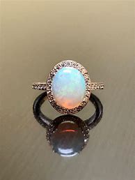 Image result for Rose Gold Opal Ring