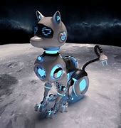 Image result for Robot Cat Blue Eyes