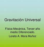 Image result for gravitaci�n