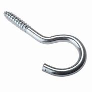 Image result for Zinc-Plated Screw Hooks