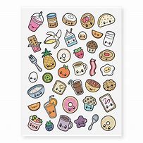 Image result for Doodle Drawings Cute Food