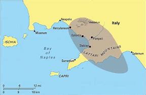 Image result for Pompeii Italy Map