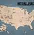 Image result for National Parks Travel Map