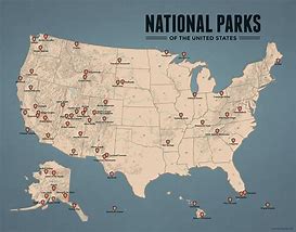 Image result for National Parks Travel Map