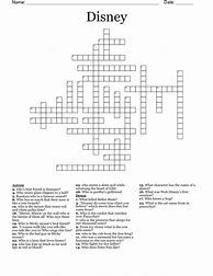 Image result for Crosswords Disney