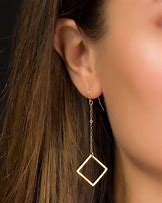 Image result for Geometric Gold Earrings