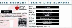 Image result for CPR/BLS Certificate