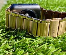 Image result for Apple Watch SE Gold Metal Strap