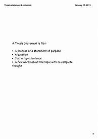 Image result for Thesis Statement Examples 7th Grade