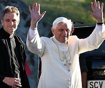 Image result for Pope Benedict XVI and Georg Ganswein
