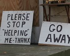 Image result for Go Away. Sign