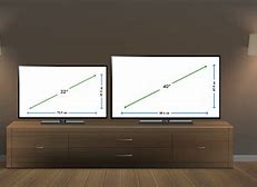 Image result for How Big Is 32 Inch TV