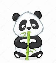 Image result for Panda Eating Bamboo Silhouette