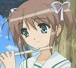 Image result for Anime Character Playing Flute