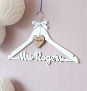 Image result for Personalised Wedding Dress Hanger
