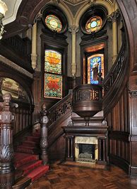 Image result for Victorian Mansion Staircase