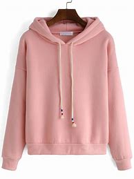 Image result for Pink Hoodie Sweatshirt