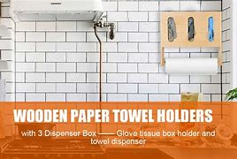 Image result for Cool Wood Paper Towel Holder