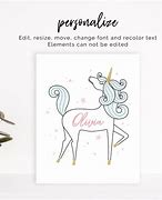Image result for Cool Emma Unicorn Wall Art Vector