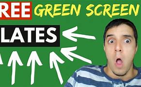Image result for Green screen Plate