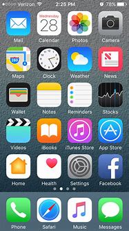 Image result for iPhone SE 1 Home Screen