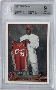 Image result for Labron James Rookie Topps Card