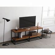 Image result for Industrial TV Stand Walnut