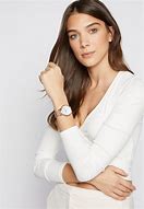 Image result for Curve Watch Rose Gold and Black Woman