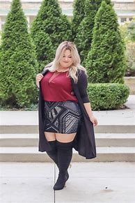 Image result for Plus Size Outfits with Boots