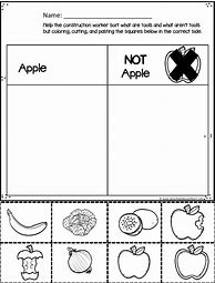 Image result for Apple Worksheet Toddler