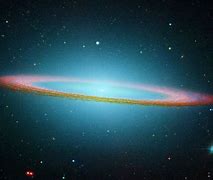 Image result for The Sombrero Galaxy in Infrared Light