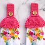 Image result for Tea Towel Holder Crochet Pattern