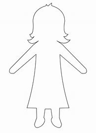 Image result for Paper Doll Template Printable