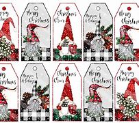 Image result for Printable Christmas Gnome Gift Tags