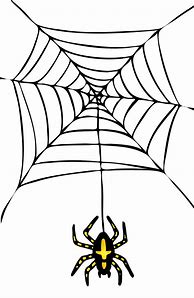 Image result for Halloween Spider Web Cartoon