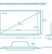 Image result for 66 Inches TV Dimension