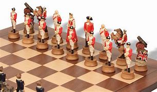 Image result for Revolutionary War Chess Set