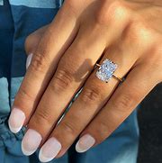 Image result for 3 Carat Diamond Ring On Hand