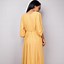Image result for Yellow Long Sleeve Maxi Dress