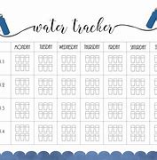 Image result for 30-Day Water Challenge Chart